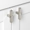 Gliderite Hardware 2-1/4 in. Knurled Steel Cabinet T-Bar Knob - 8002-T-SS 8002-T-SS-1 - alternate 3